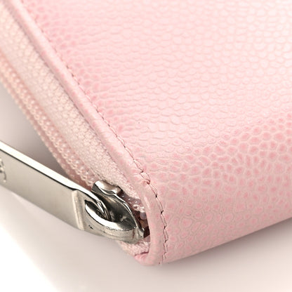 Chanel Caviar Large CC Timeless Zip Around Organizer Wallet Light Pink 8 of 10