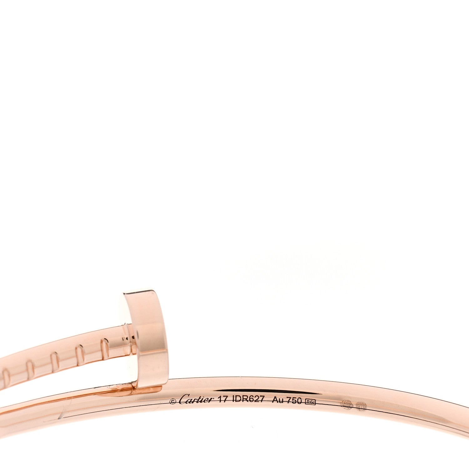 Cartier 18K Pink Gold Small Juste Un Clou Bracelet 17 3 of 4