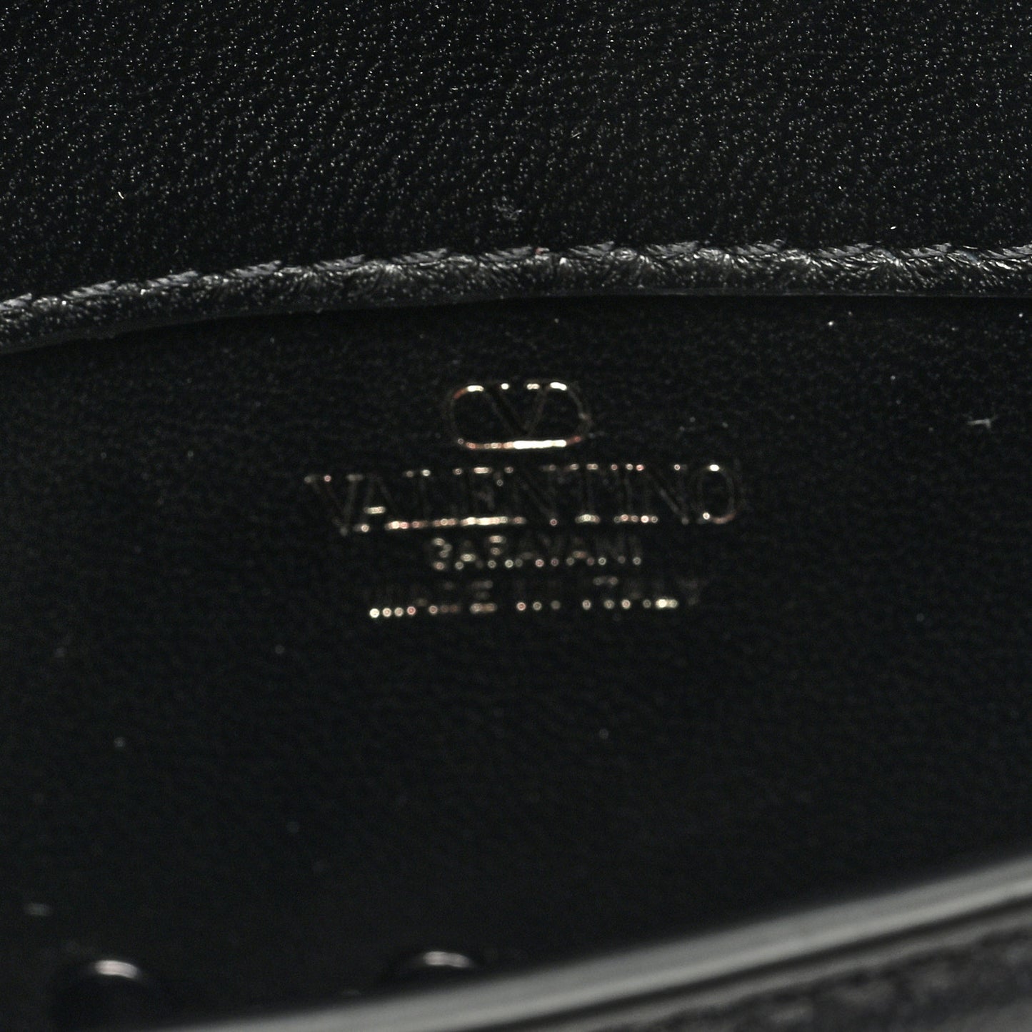 Vitello Chess Mini Rockstud Flip Lock Crossbody Bag Black White