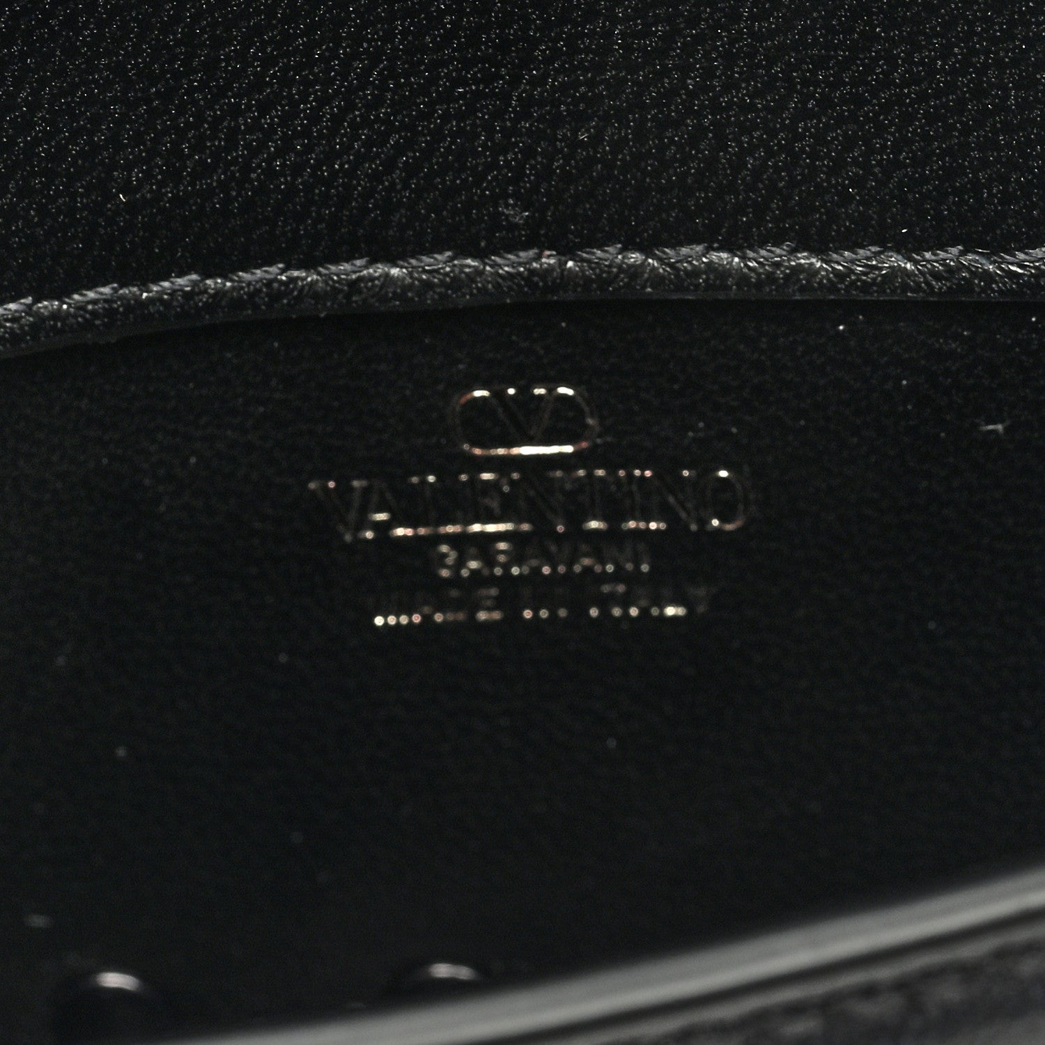 Valentino Garavani Vitello Chess Mini Rockstud Flip Lock Crossbody Bag Black White 6 of 8