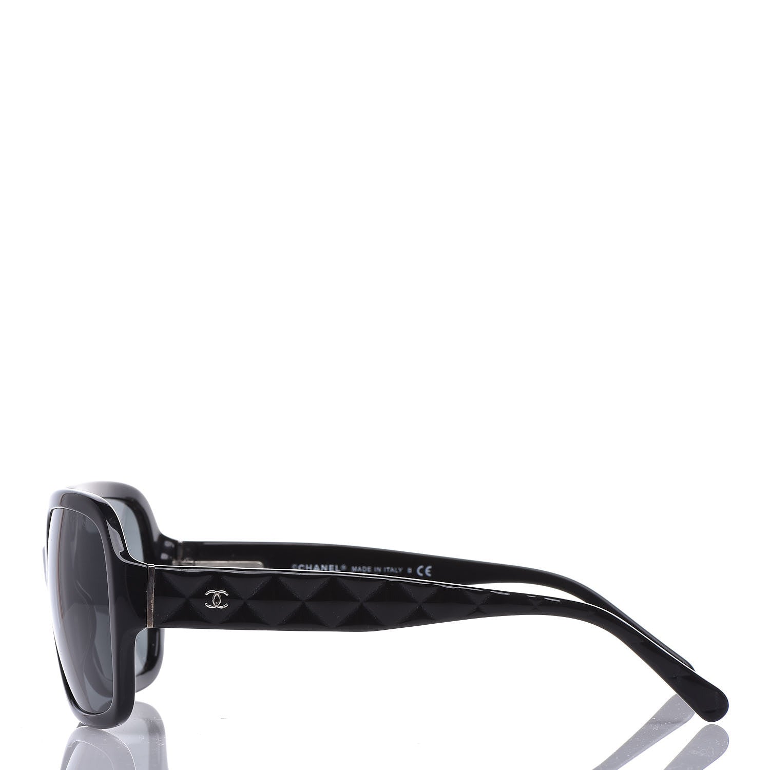 Chanel Quilted CC Sunglasses 5124 Black 2 of 10