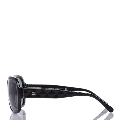 Chanel Quilted CC Sunglasses 5124 Black 2 of 10