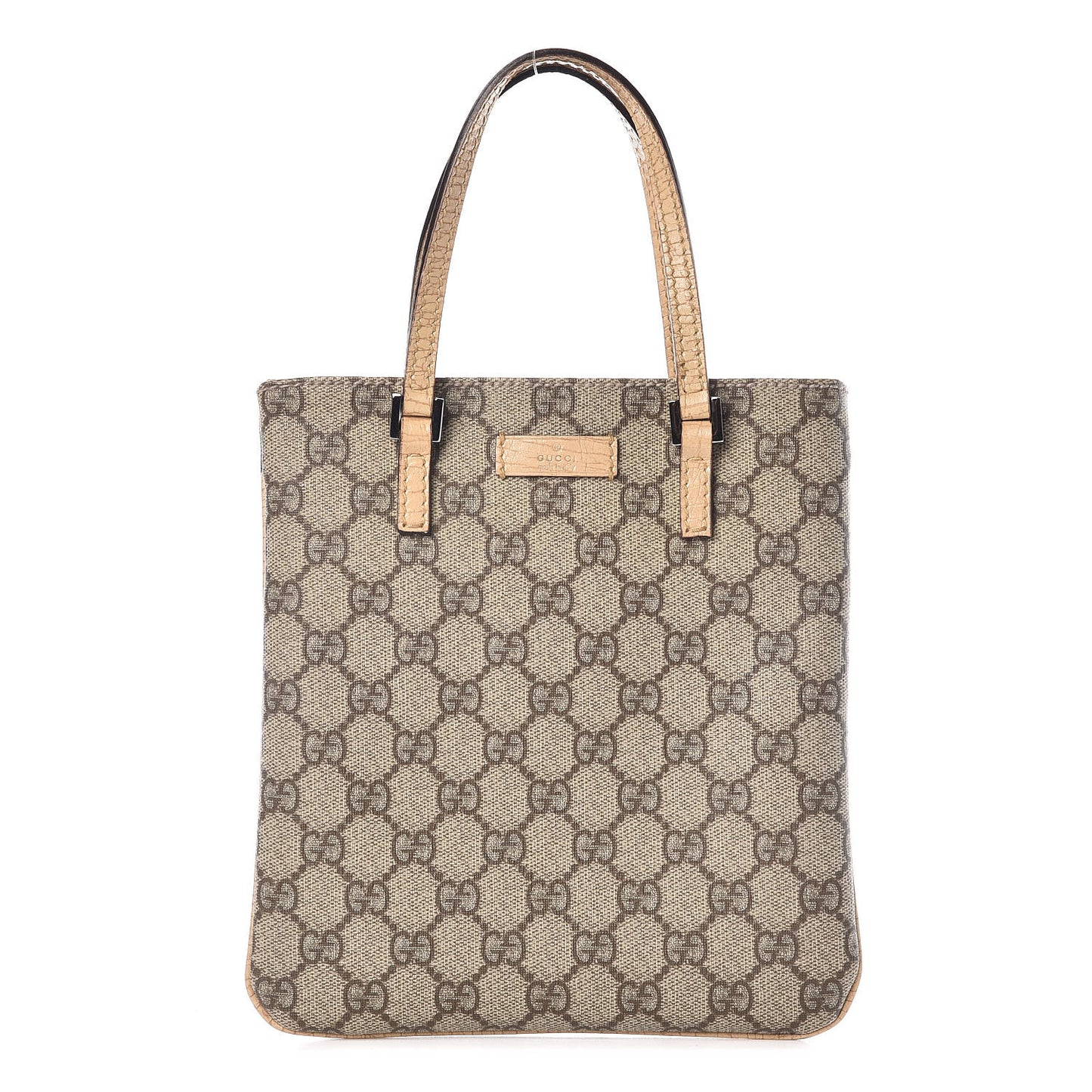 GG Supreme Monogram Mini Vertical Tote Beige