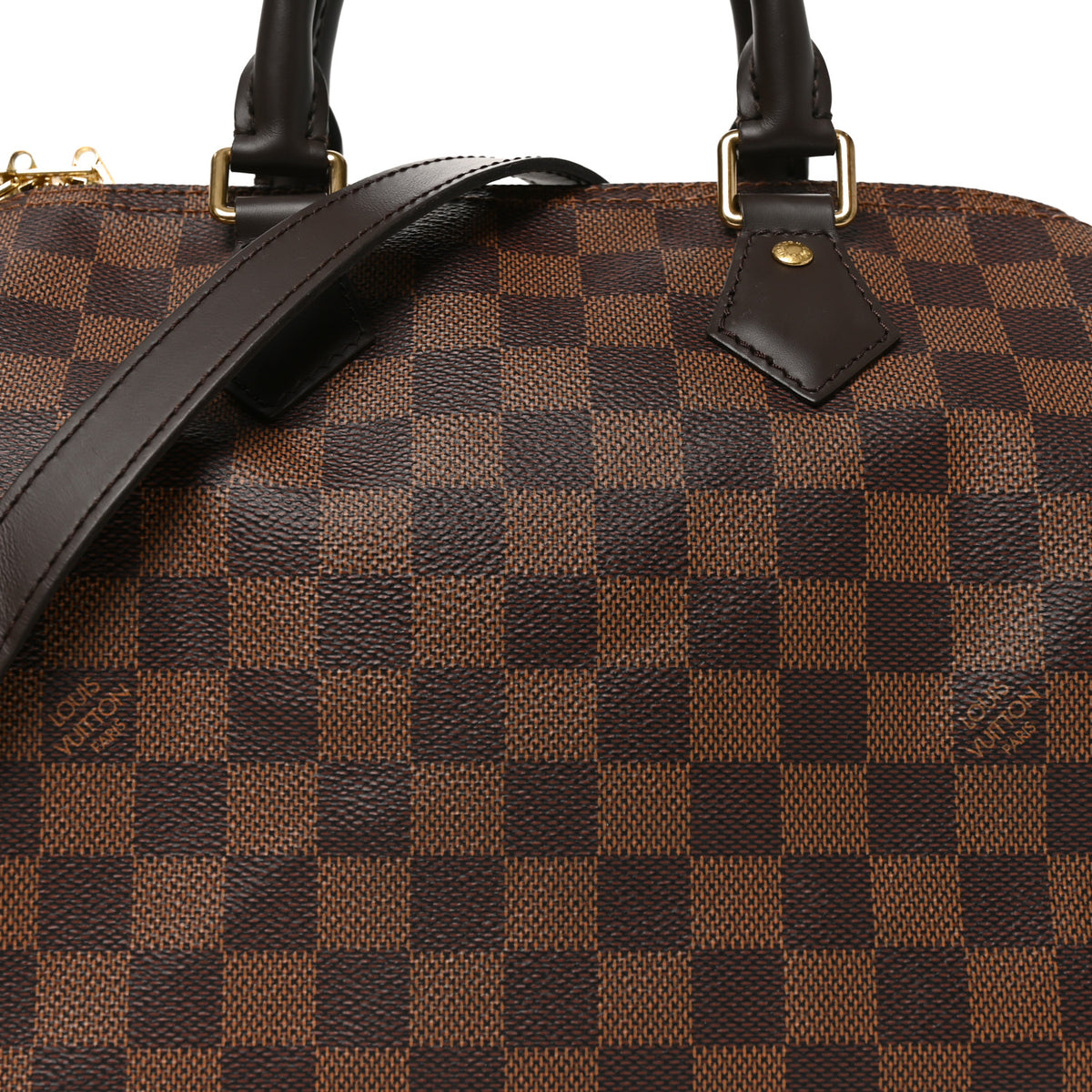 Louis Vuitton Damier Ebene Speedy Bandouliere 25 7 of 9