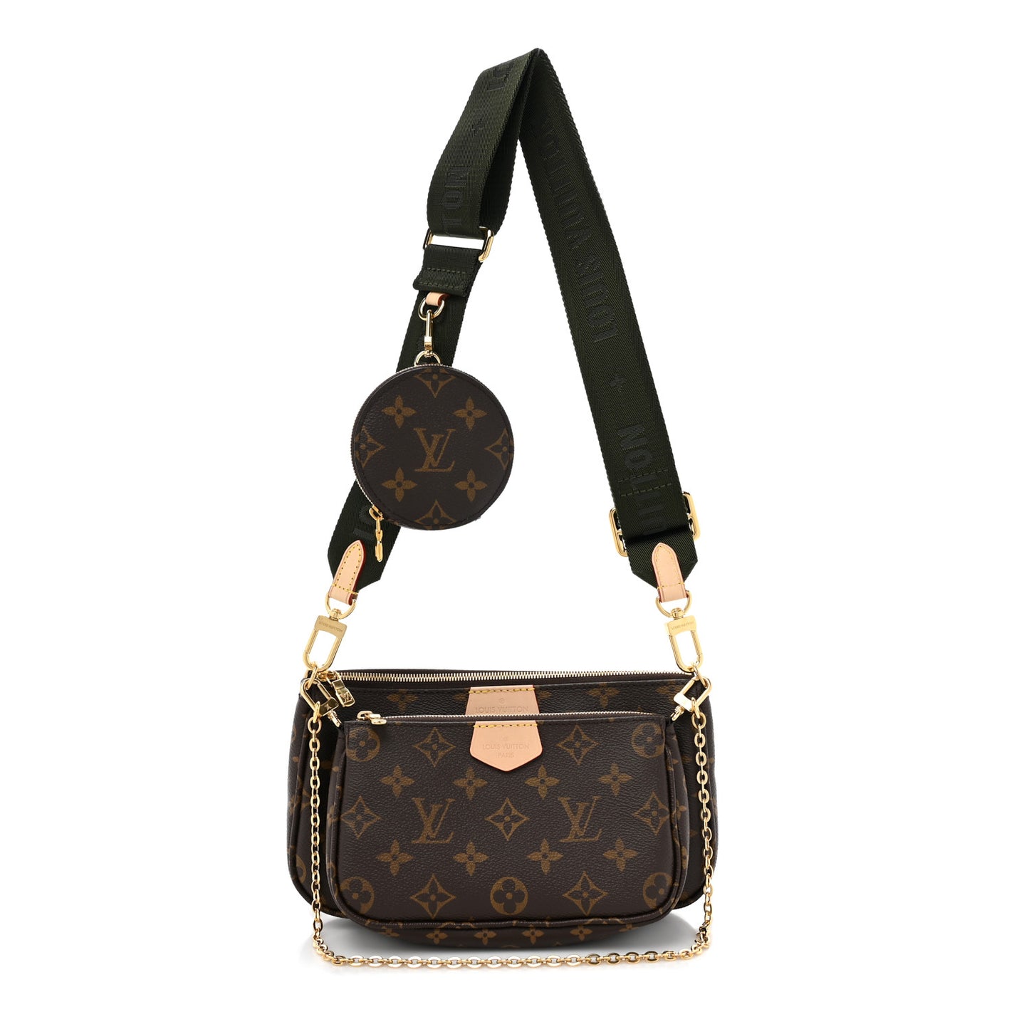 Monogram Multi Pochette Accessories Kaki