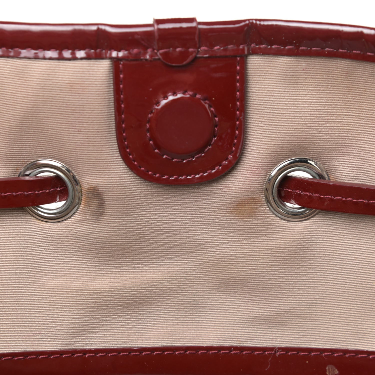 Burberry Supernova Check Drawstring Tote Berry Red 10 of 27