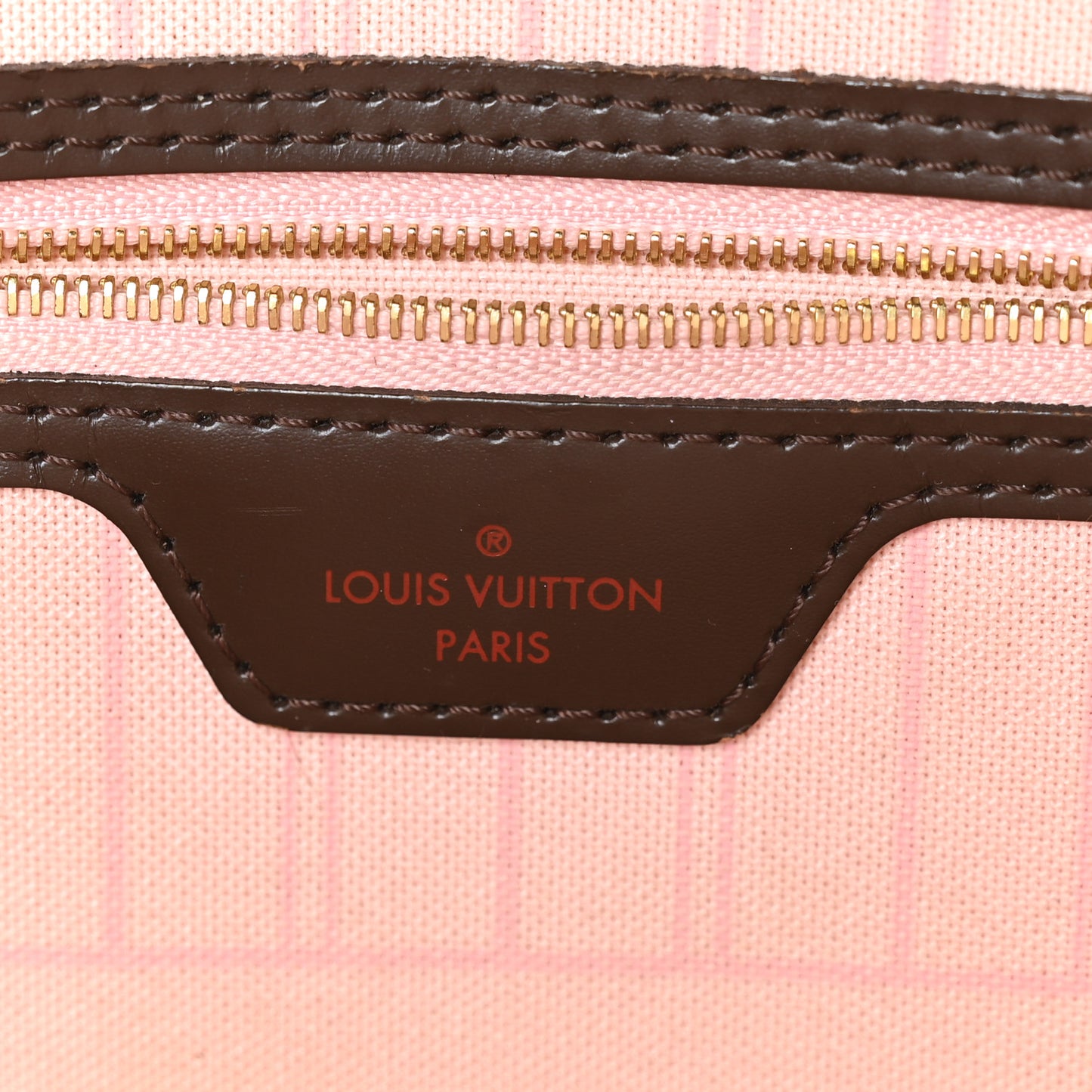 Damier Ebene Neo Neverfull MM Rose Ballerine