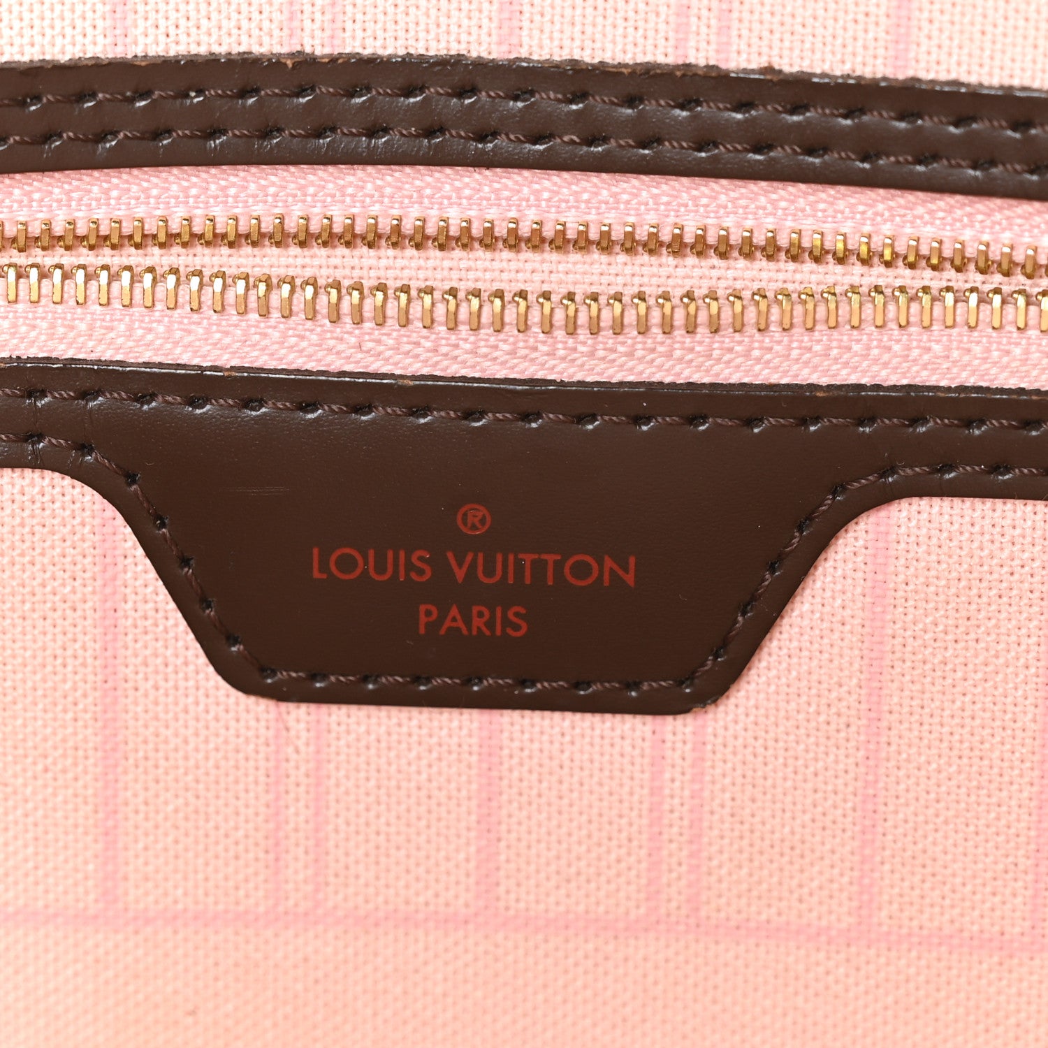 Louis Vuitton Damier Ebene Neo Neverfull MM Rose Ballerine 6 of 12