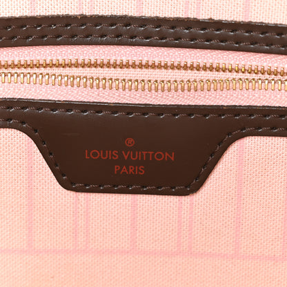 Louis Vuitton Damier Ebene Neo Neverfull MM Rose Ballerine 6 of 12