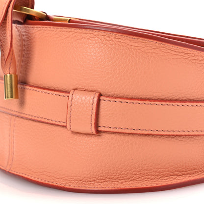 Chloe Grained Calfskin Small Marcie Saddle Bag Wood Rose 11 of 12