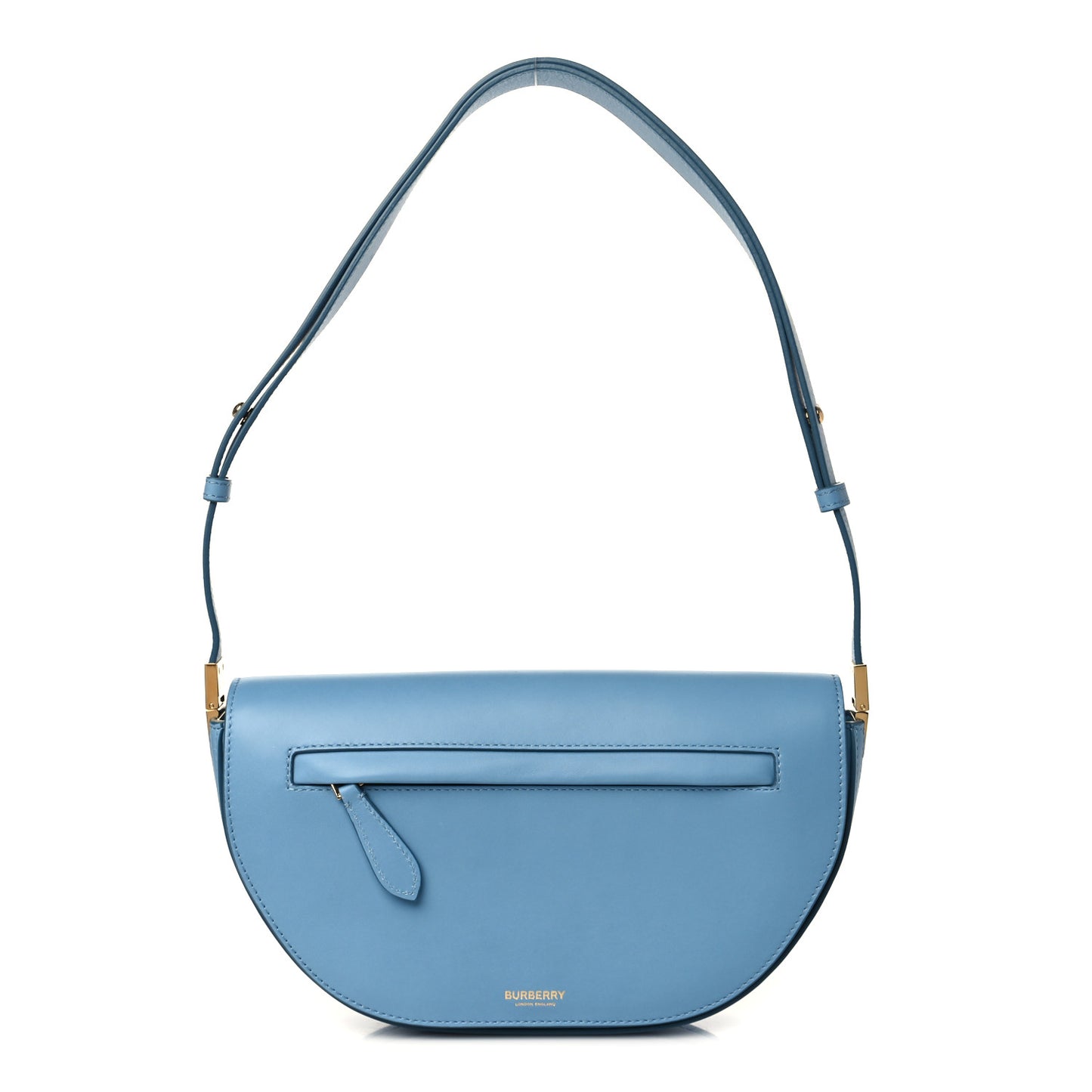 Calfskin Small Olympia Shoulder Bag Blue