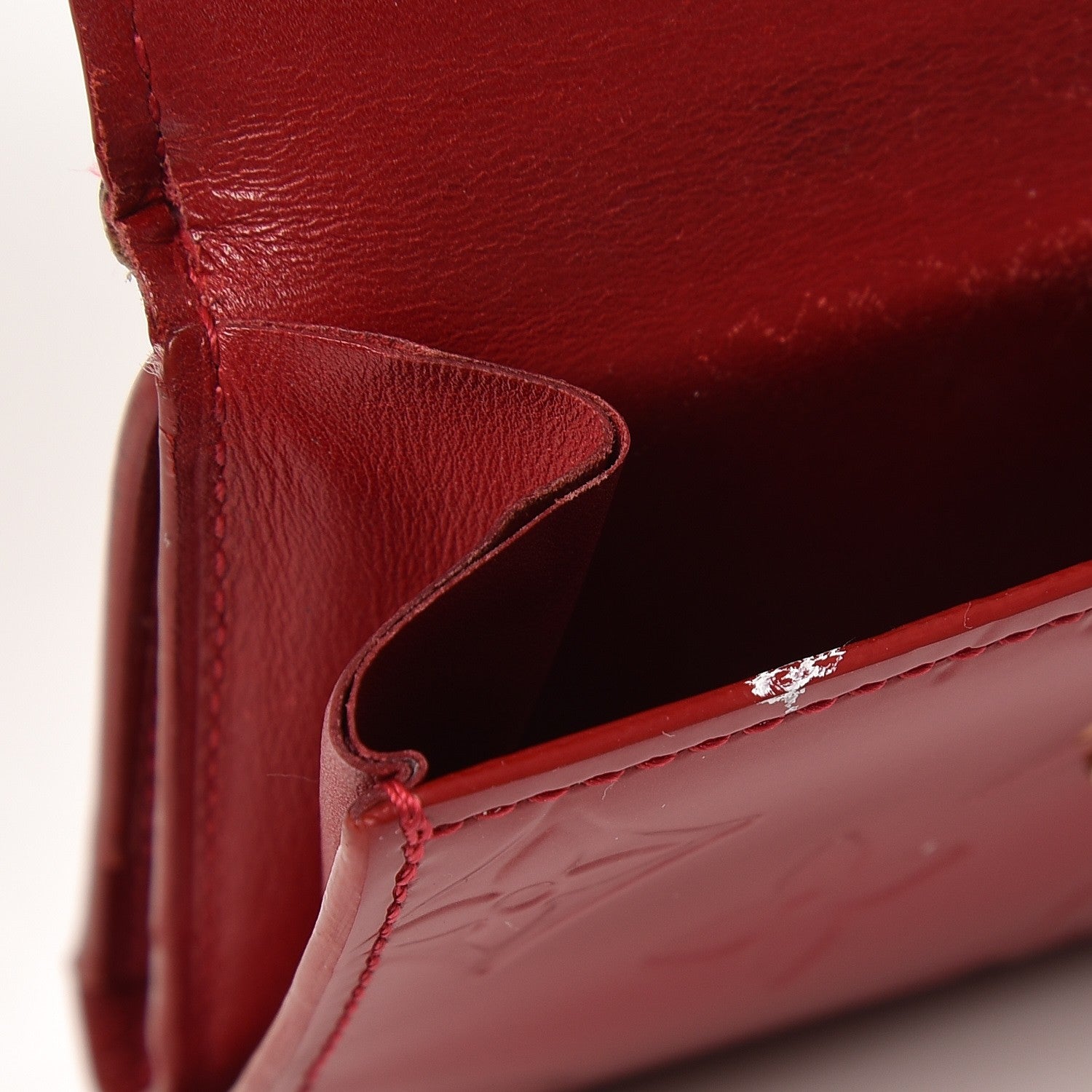Louis Vuitton Vernis Ludlow Wallet Pomme D'Amour 5 of 14