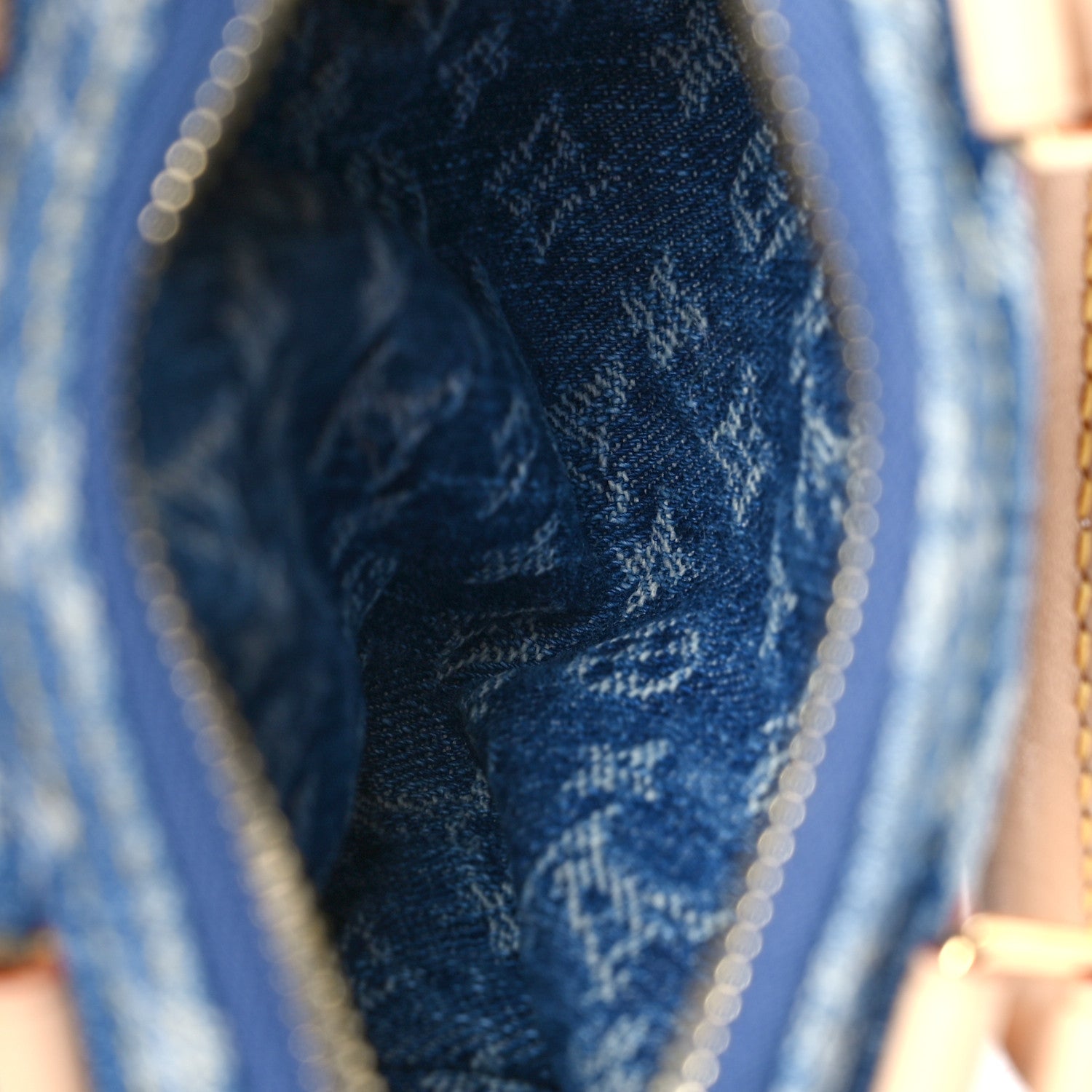 Louis Vuitton Monogram Denim Nano Speedy Blue 5 of 10