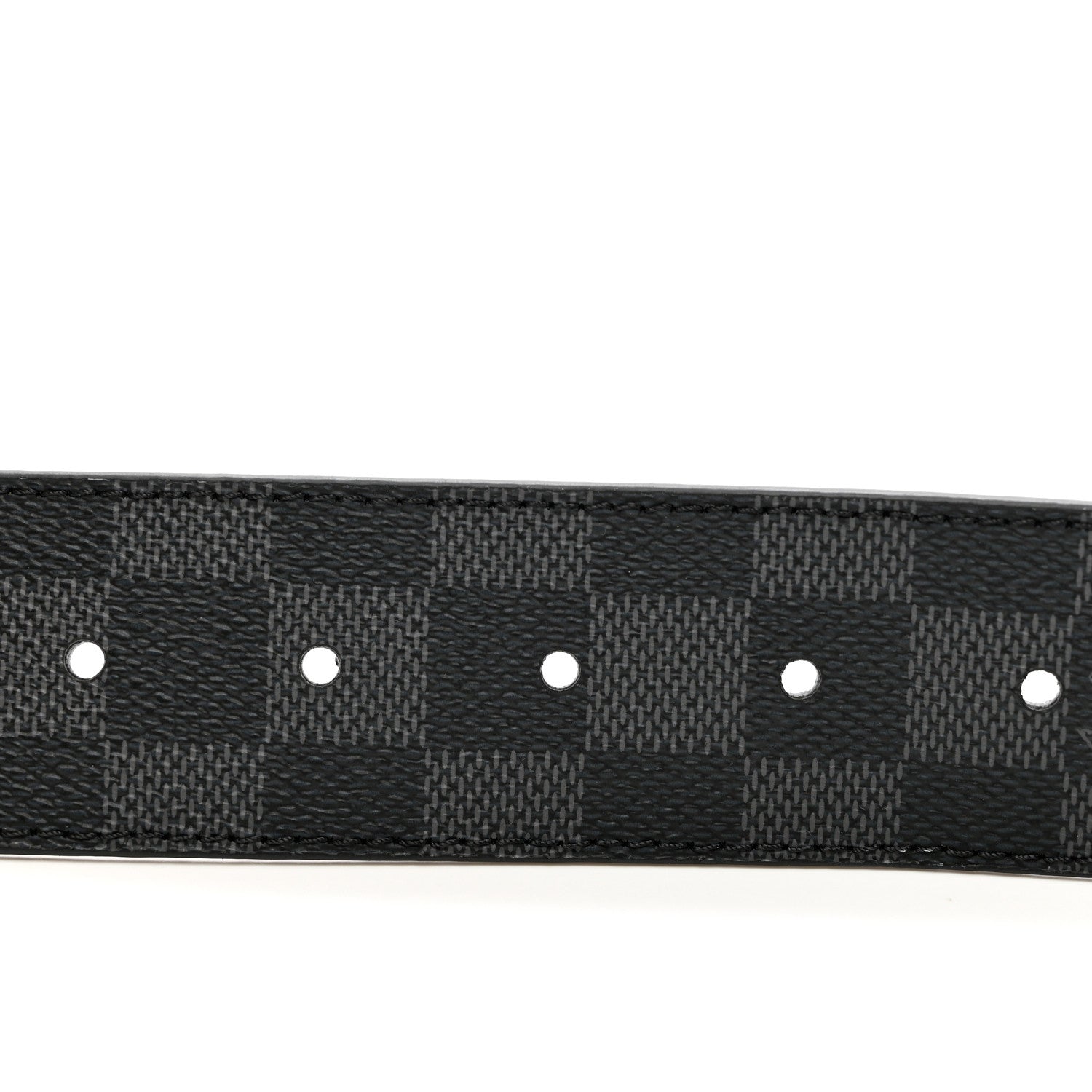 Louis Vuitton Damier Graphite Calfskin 40mm Reversible Belt 100 40 Black 5 of 5