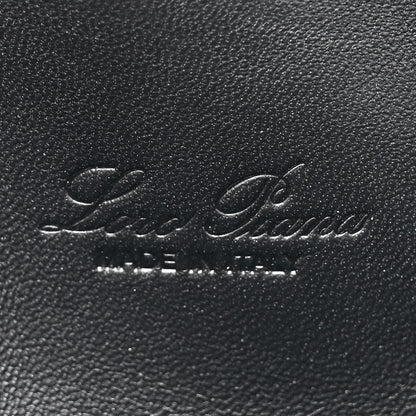 Loro Piana Ostrich L19 Extra Pocket Pouch Black 6 of 12