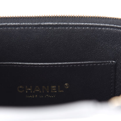 Chanel Caviar Quilted Small Vanity Case With Chain Black 8 of 10