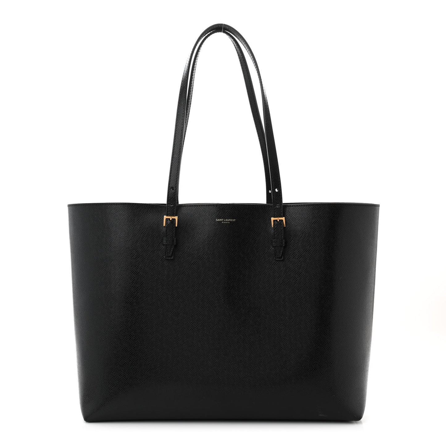 Calfskin Large Shopping Tote Black