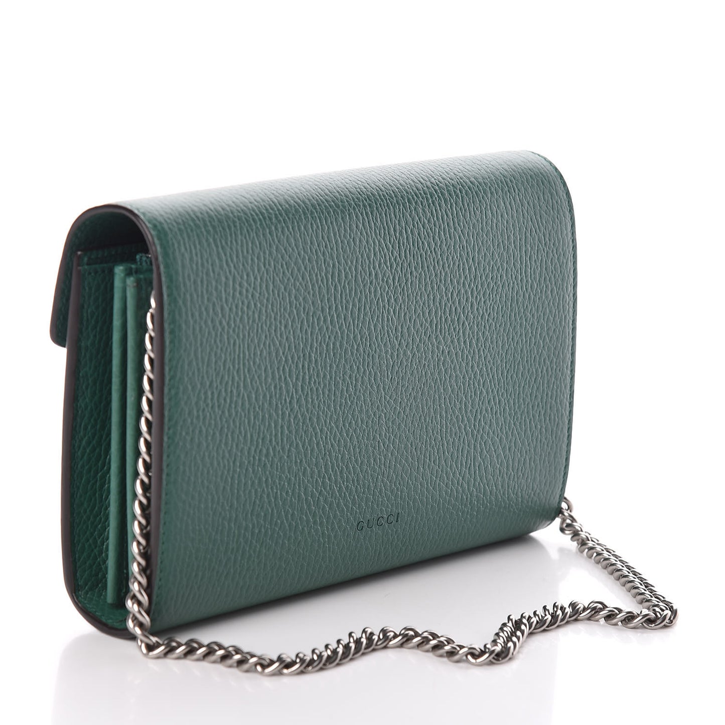 Calfskin Mini Dionysus Chain Wallet Emerald