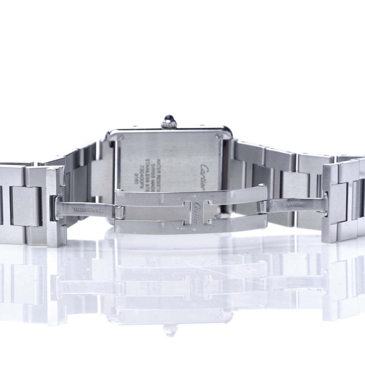 Cartier Stainless Steel 27mm Tank Solo Quartz Watch 5 of 5