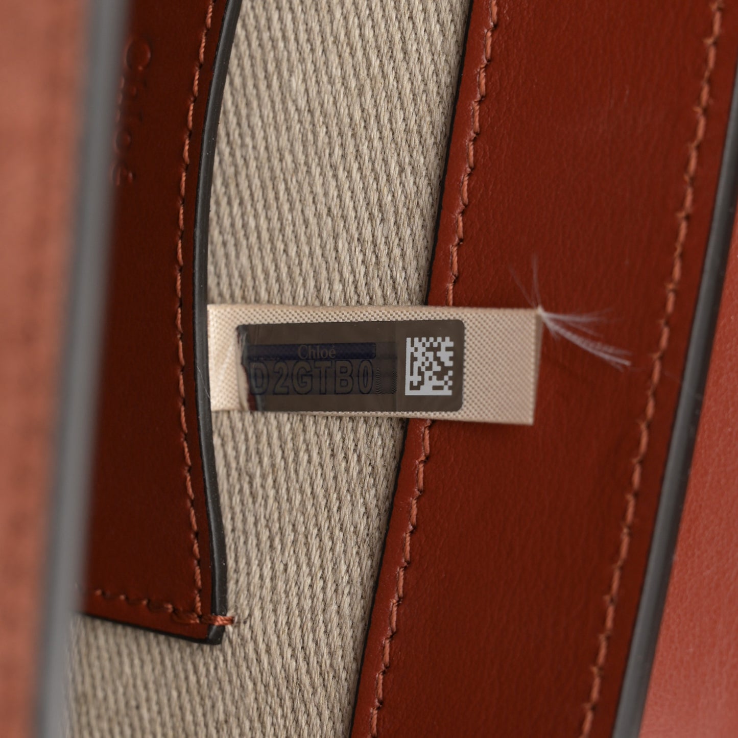 Calfskin Small Tess Bag Sepia Brown