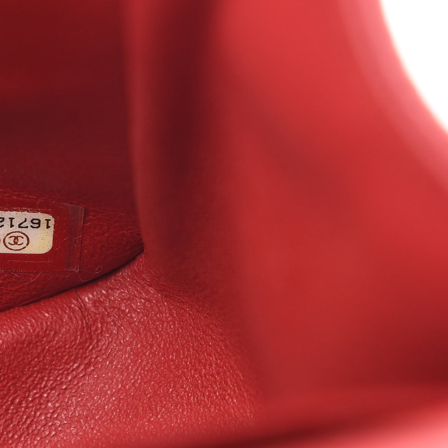Caviar Quilted Jumbo Double Flap Red