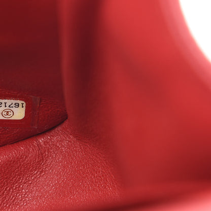 Chanel Caviar Quilted Jumbo Double Flap Red 7 of 13