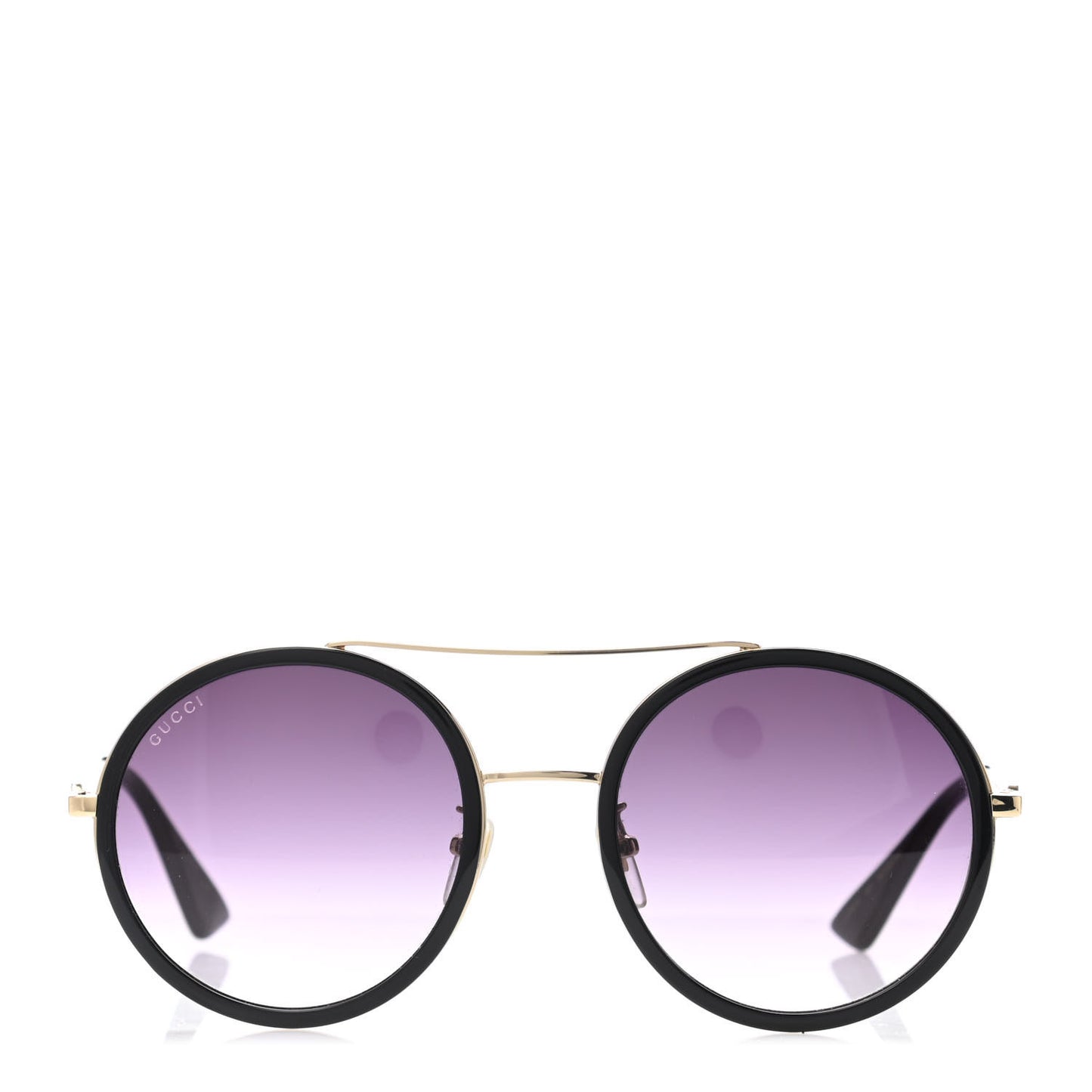 Metal Round Frame Sunglasses GG0061S Black