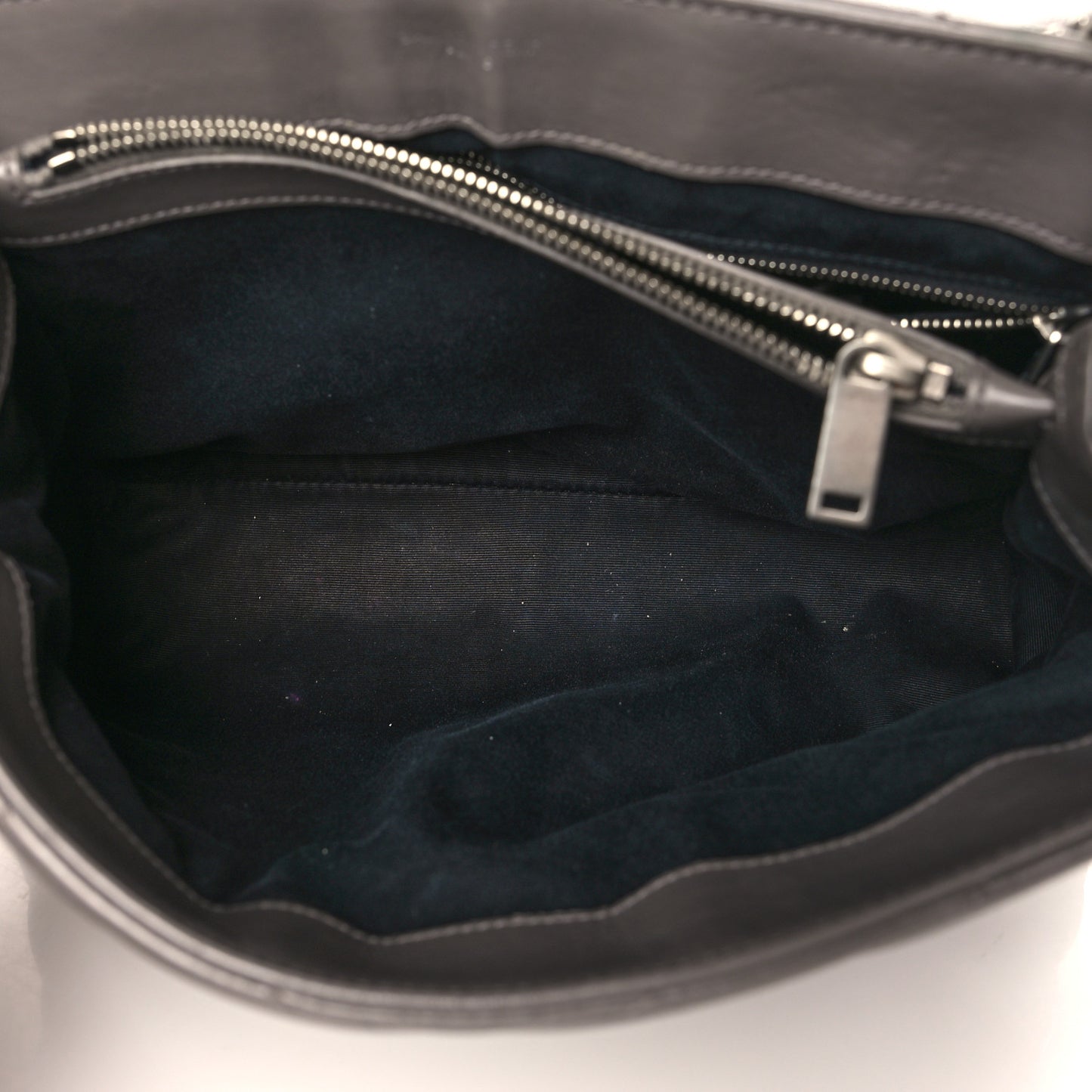 Calfskin Y Quilted Monogram Medium Loulou Chain Satchel Fog