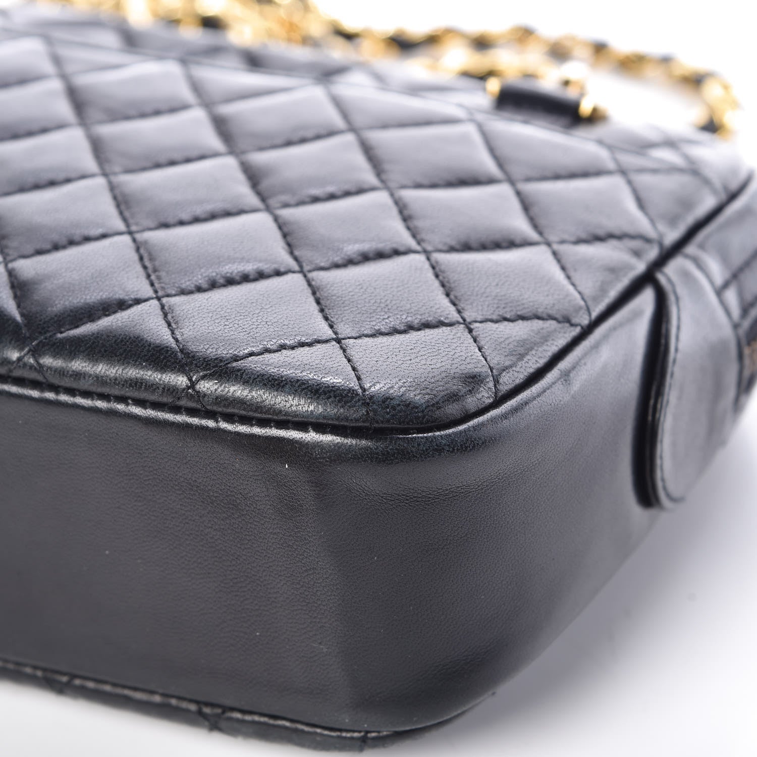 Chanel Lambskin Quilted Camera Case Black 9 of 11