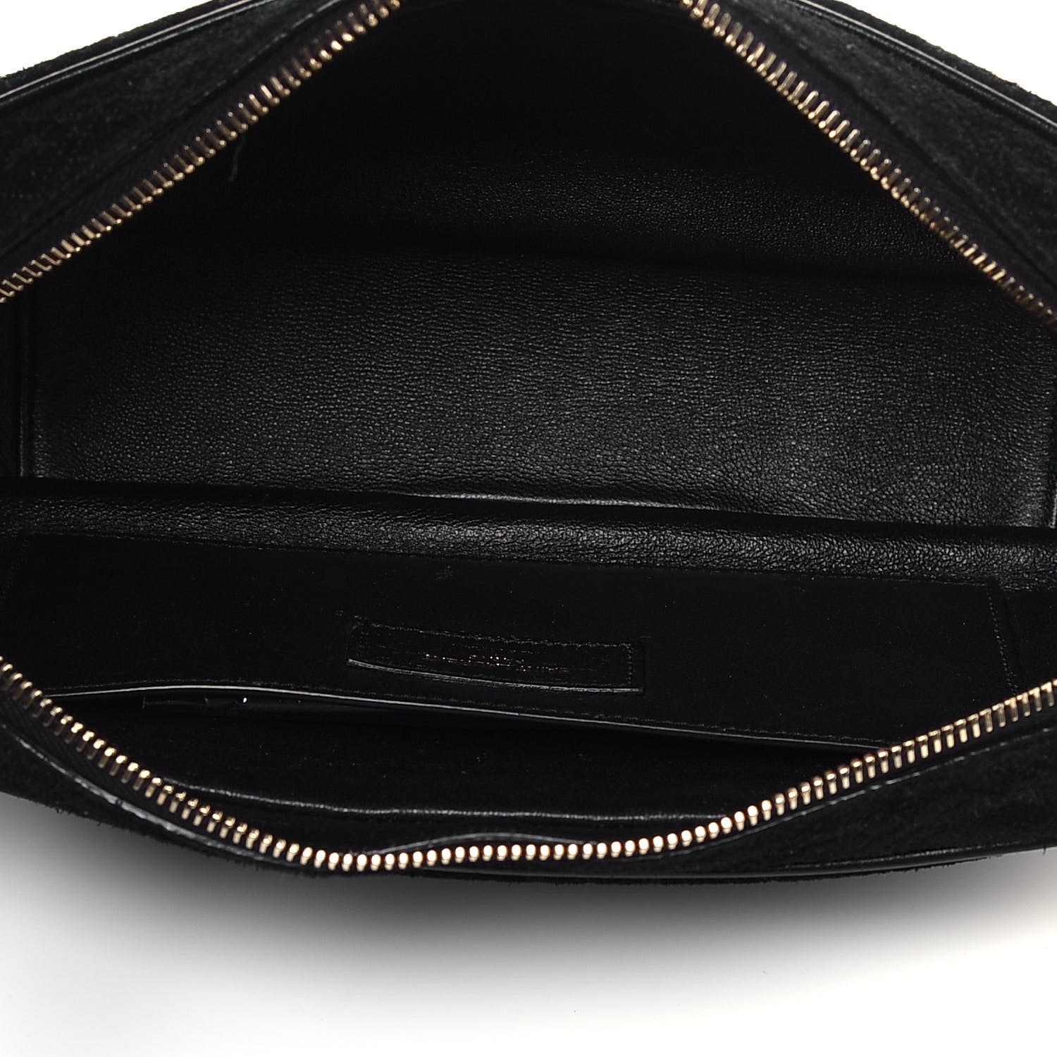 Saint Laurent Suede Monogram All Over Camera Bag Black 4 of 11