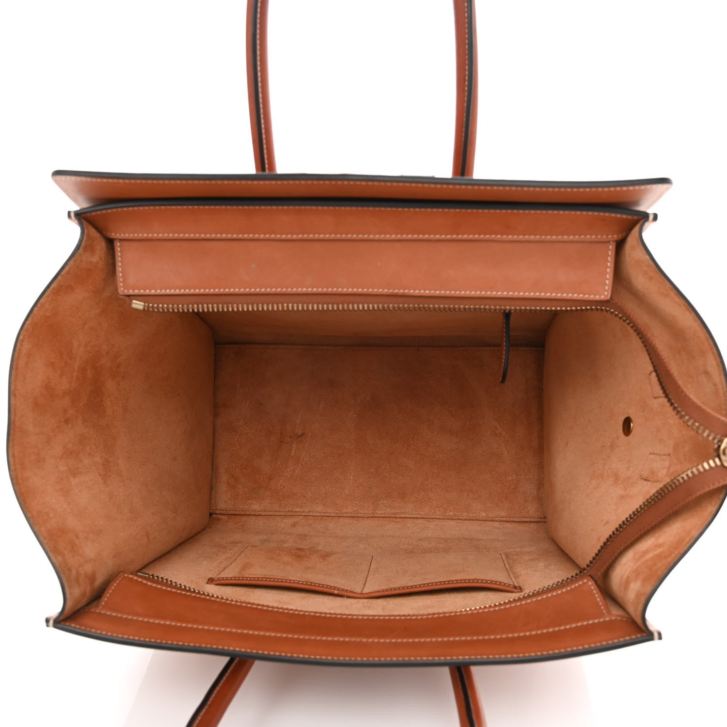 Celine Natural Calfskin Luggage Tan 5 of 15