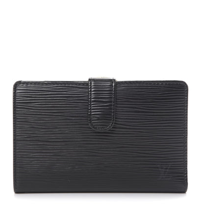 Louis Vuitton Epi French Purse Wallet Black 1 of 8