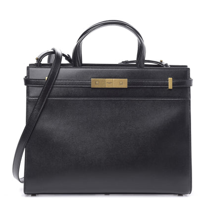 Saint Laurent Calfskin Small Manhattan Shopper Tote Black 1 of 9