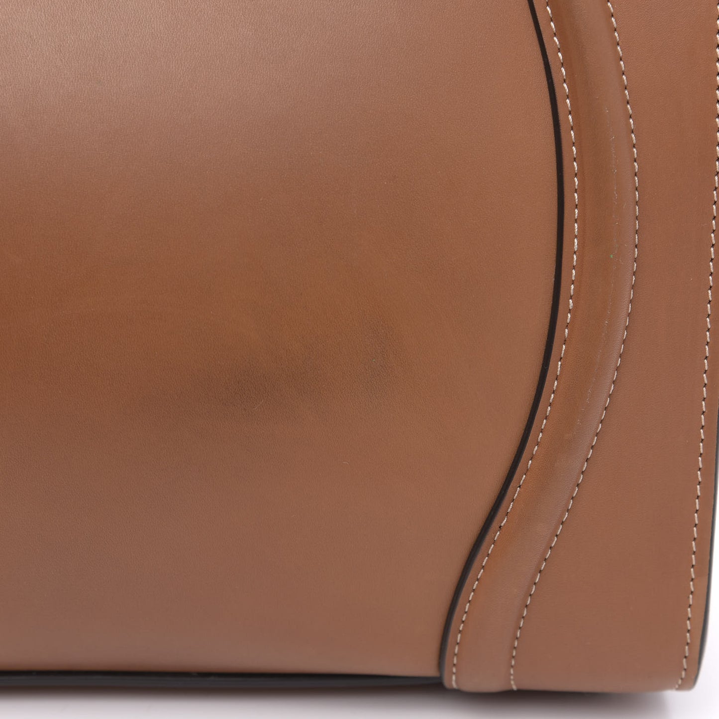 Natural Calfskin Mini Luggage Tan