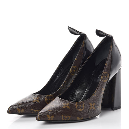 Louis Vuitton Calfskin Monogram Rodeo Queen Pumps 36 3 of 7