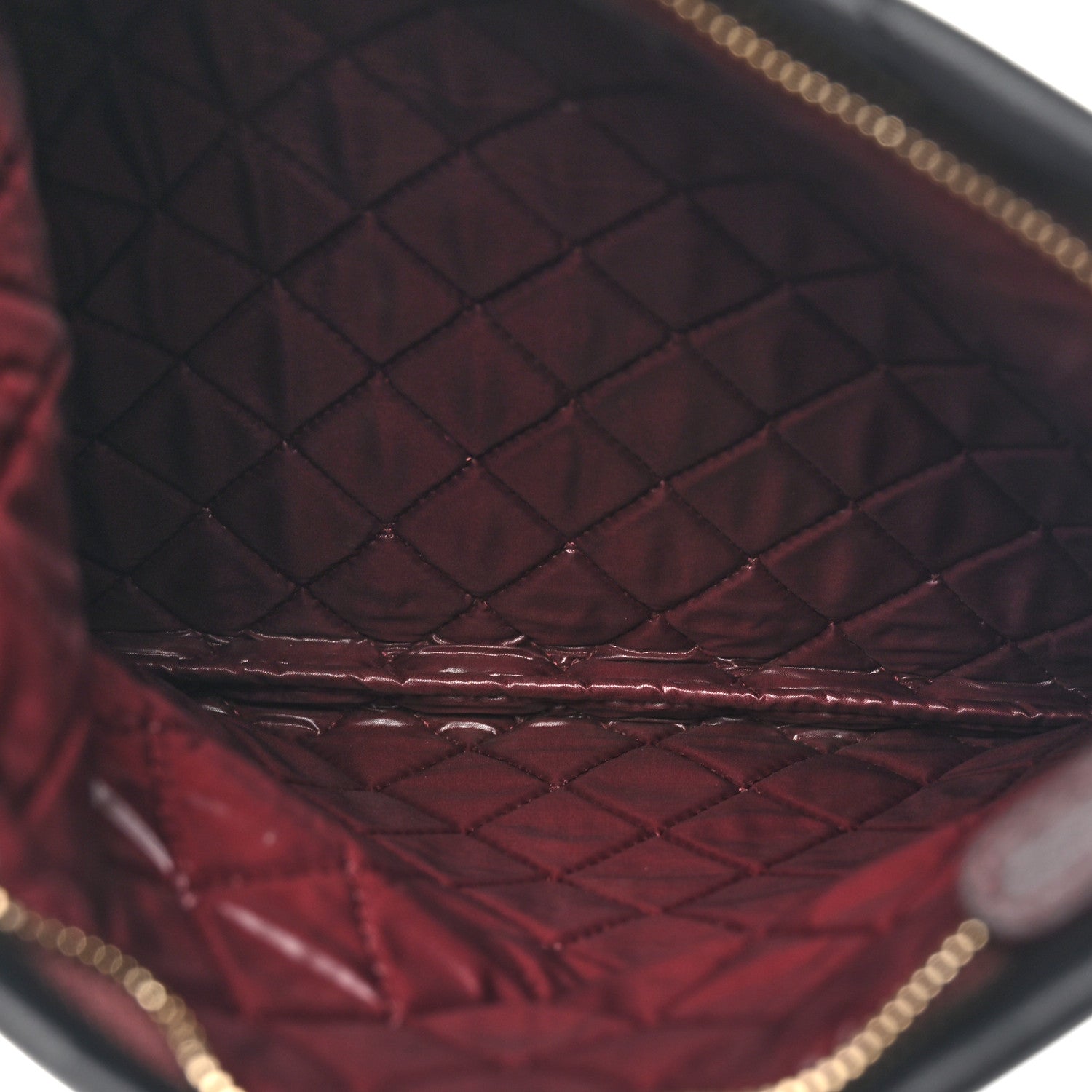 Chanel Lambskin Quilted CC Beauty Clutch Black 5 of 11
