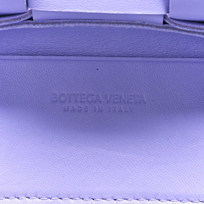 Bottega Veneta Lambskin Intreccio Candy Cassette Crossbody Bag Wisteria 6 of 10