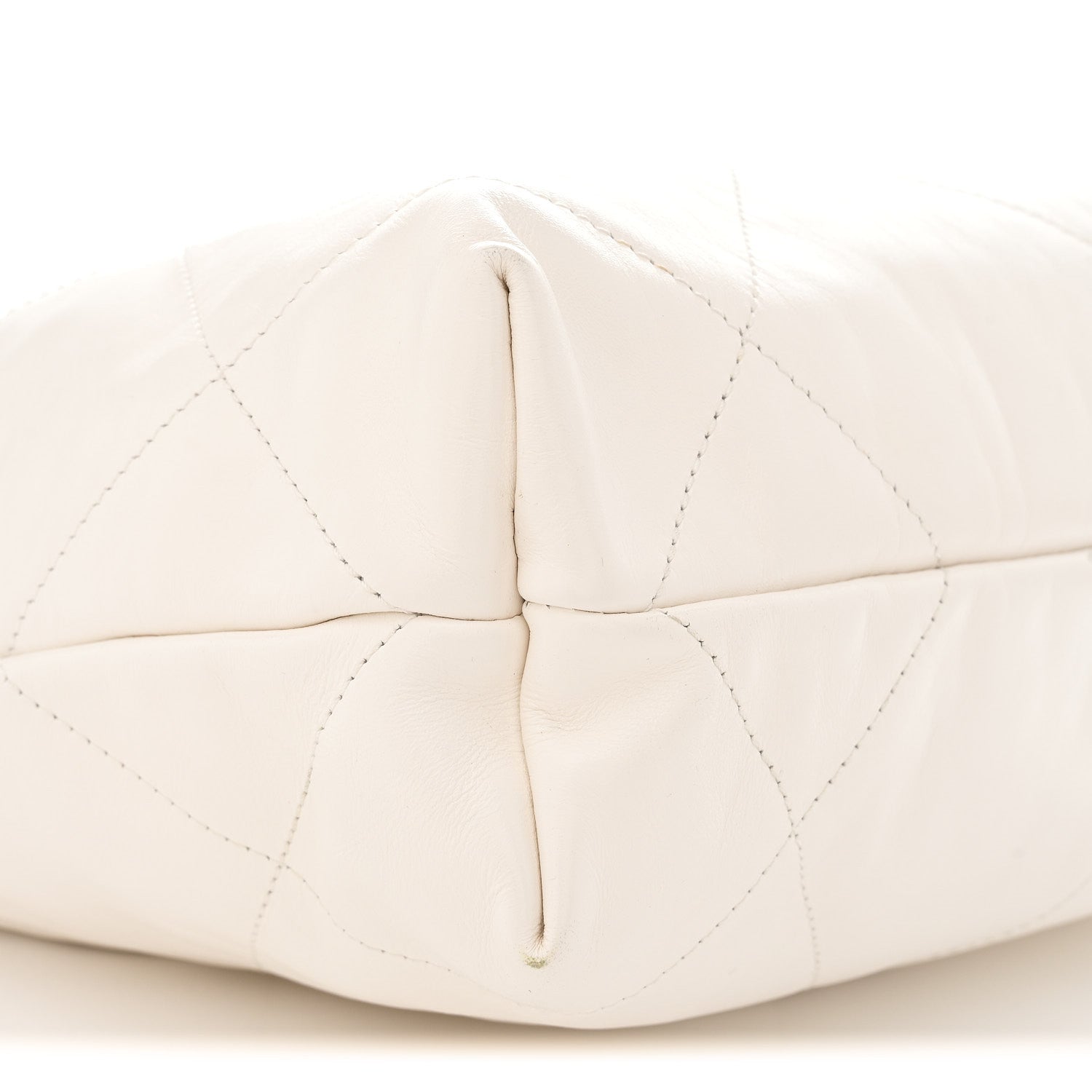 Chanel Shiny Calfskin Quilted Small Chanel 22 White 10 of 12