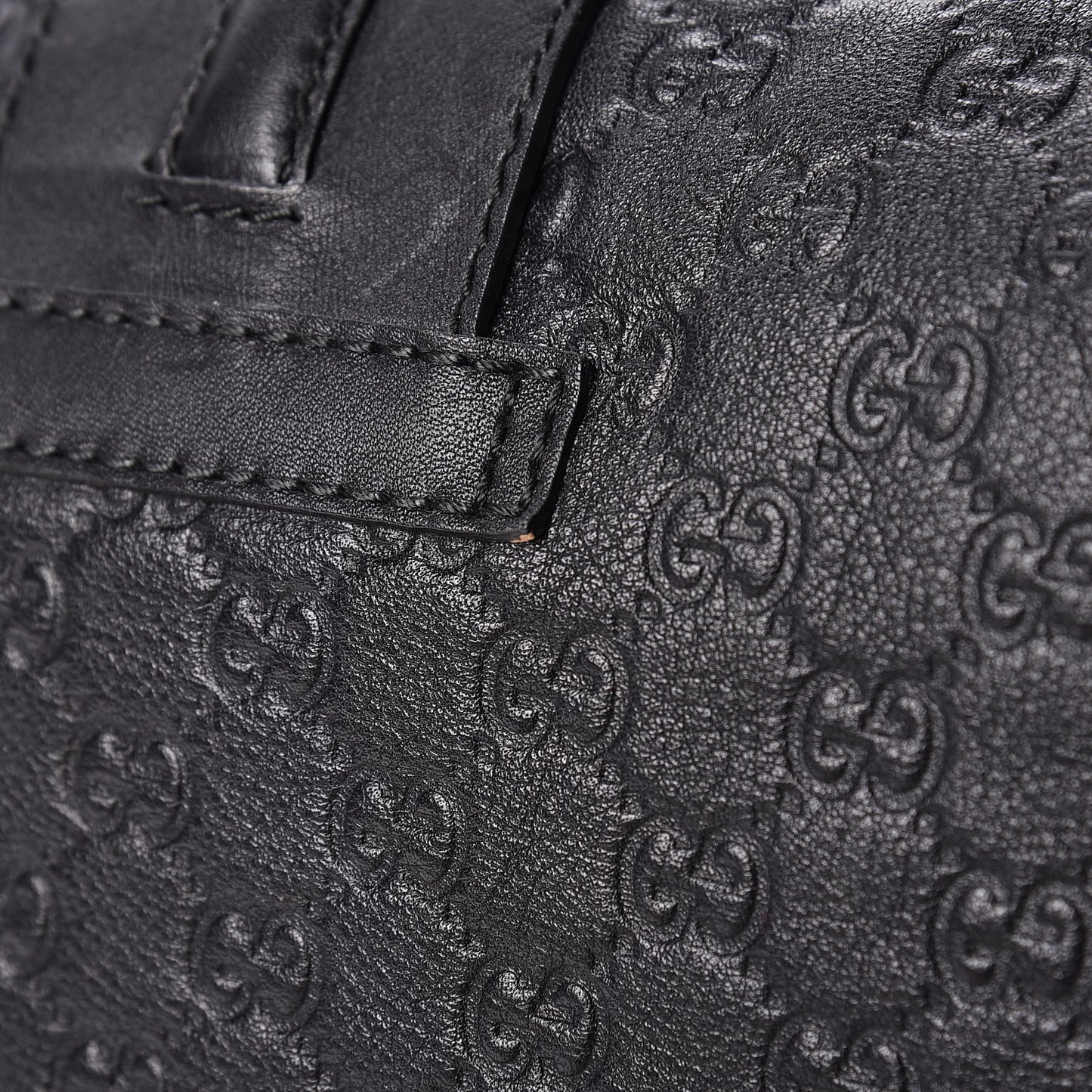 Guccissima Large New Ladies Web Hobo Black