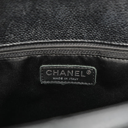 Chanel Caviar Quilted Grand Shopping Tote GST Black 6 of 12