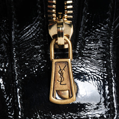 Saint Laurent Patent Large Muse Black 8 of 9