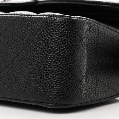 Chanel Caviar Quilted Small Double Flap Black 10 of 11