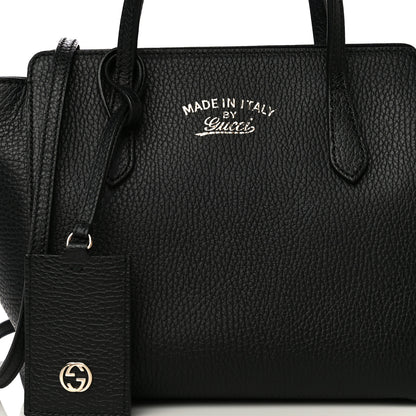 Gucci Dollar Calfskin Mini Swing Top Handle Bag Black 3 of 10