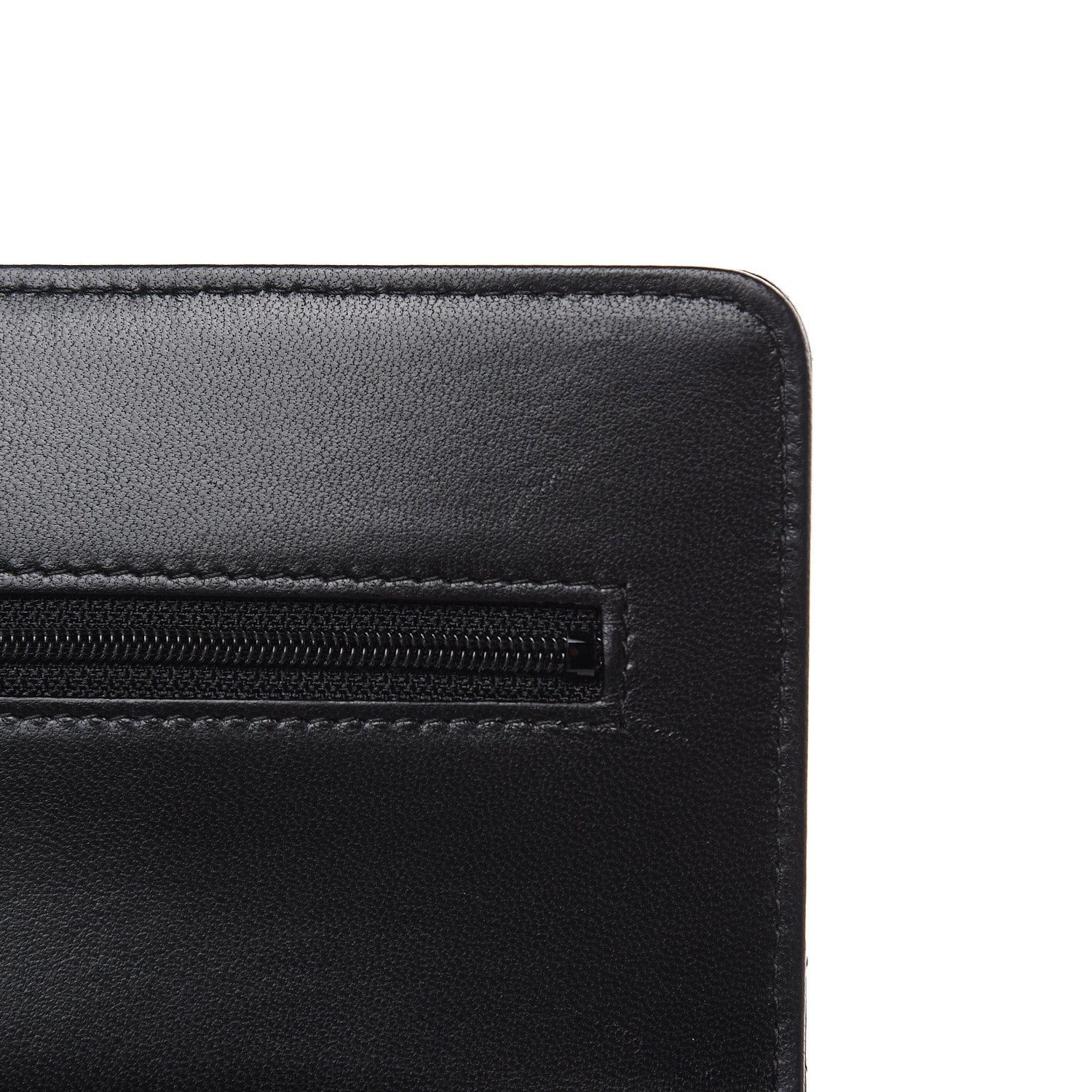 Chanel Lambskin Quilted Wallet On Chain WOC Black 12 of 13