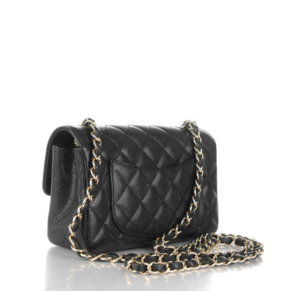 Chanel Caviar Quilted Mini Rectangular Flap Black 3 of 8