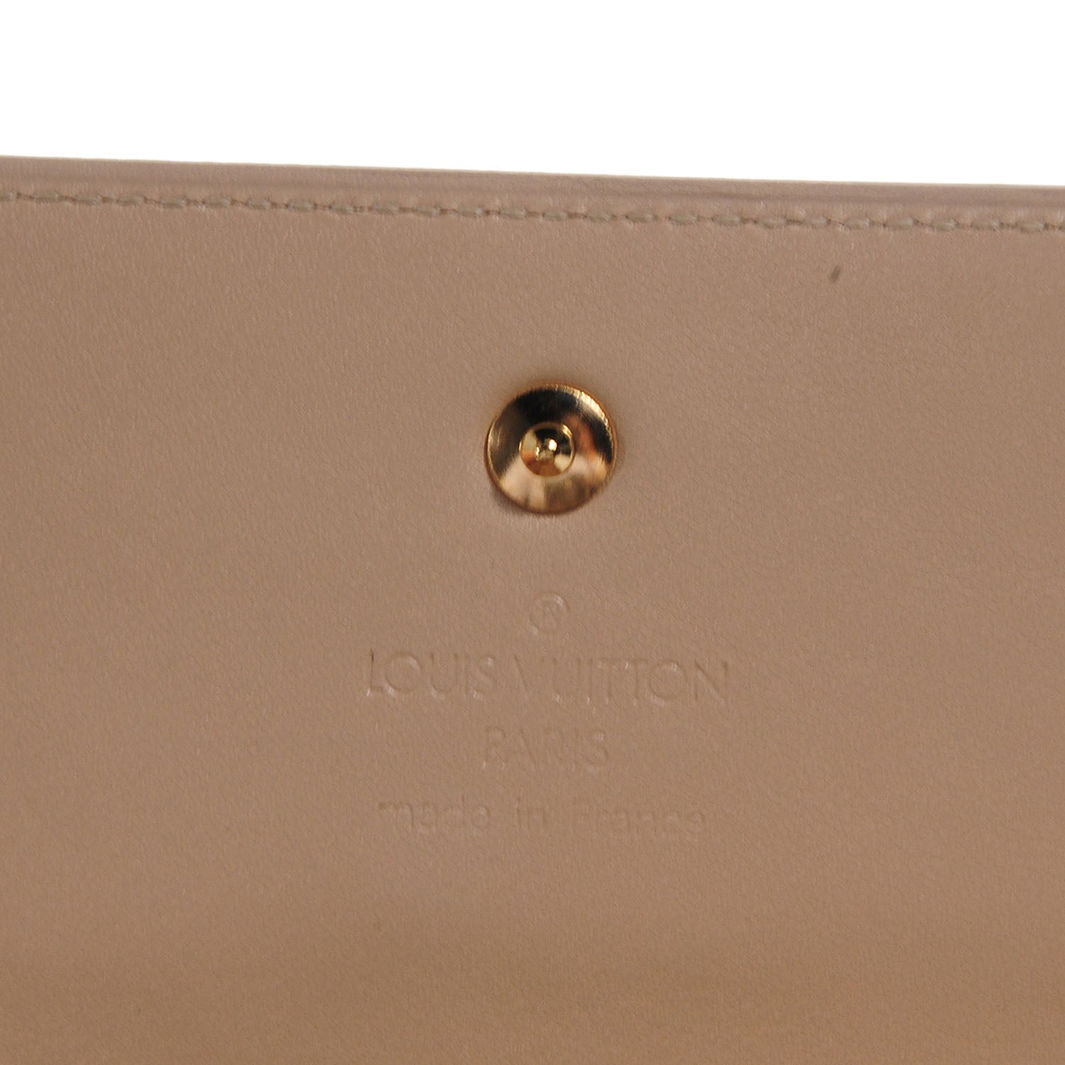 Louis Vuitton Vernis Porte Tresor International Wallet Beige 6 of 8