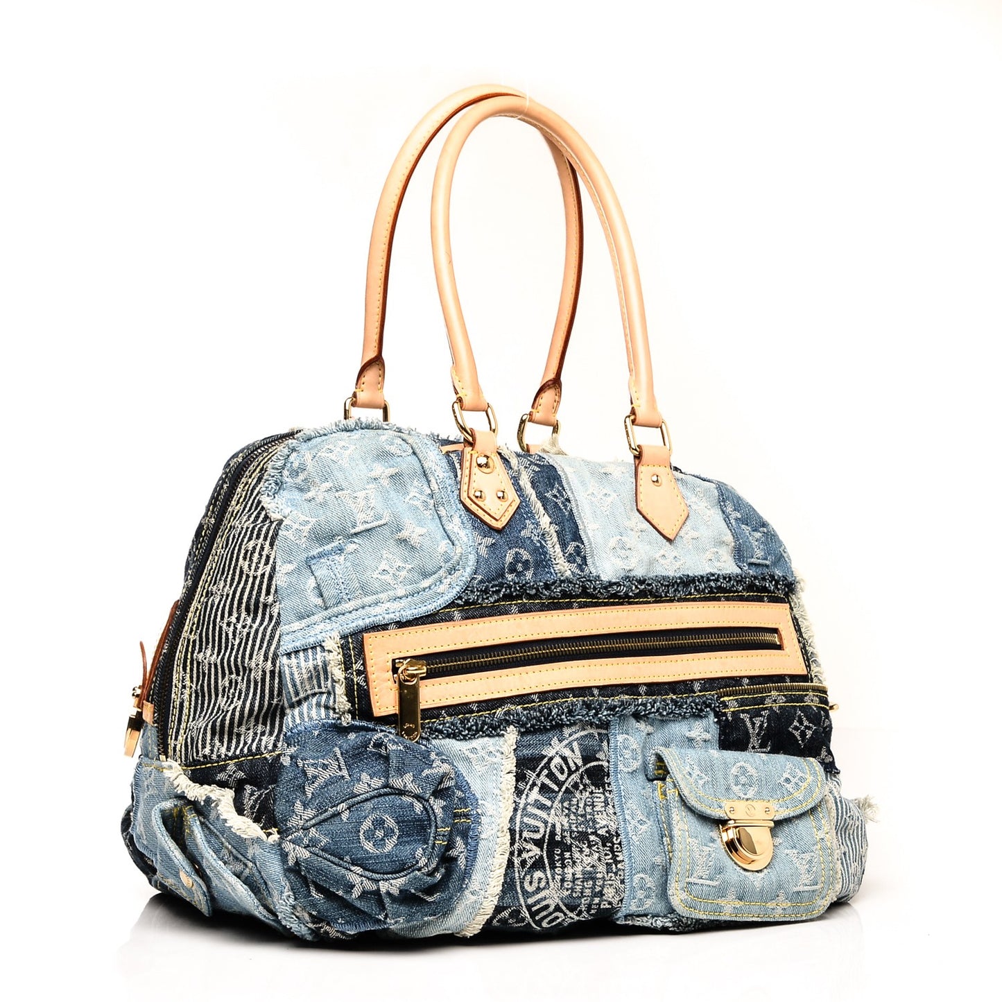 Denim Patchwork Bowly Blue