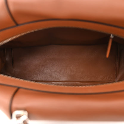 Prada Softy Calfskin Supernova Handbag Cognac 5 of 9