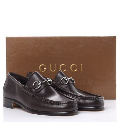 Gucci Calfskin Mens 1953 Horsebit Loafers 6 Marrone 13 of 13