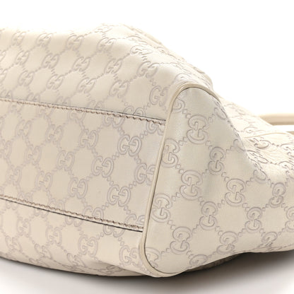 Gucci Guccissima Medium Sukey Tote Mystic White 10 of 10